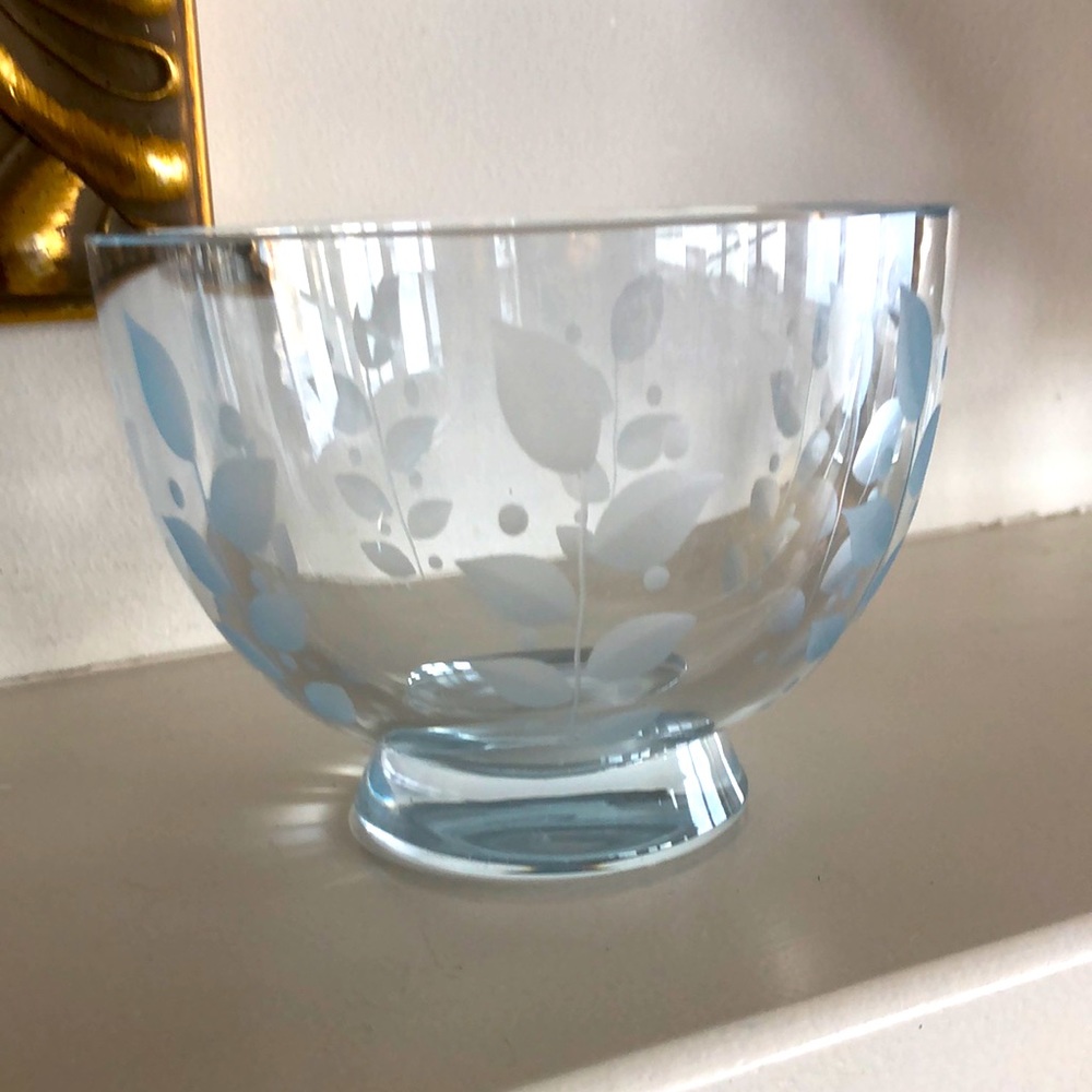 Signed & Numbered Orrefors Dish